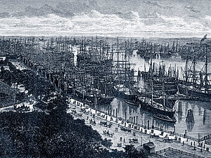 Hamburger Hafen von 1911